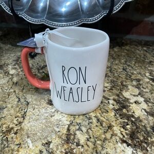 Rae Dunn Harry Potter RON WEASLEY 19.5 oz double sided mug - Brand New!